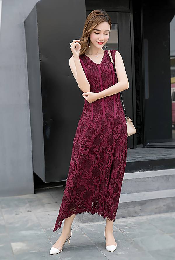 vestido marsala