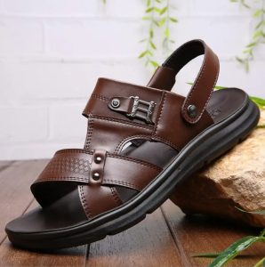 chinelo de couro masculino