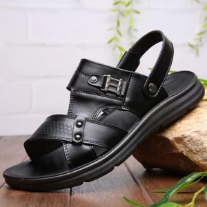 chinelo de couro masculino