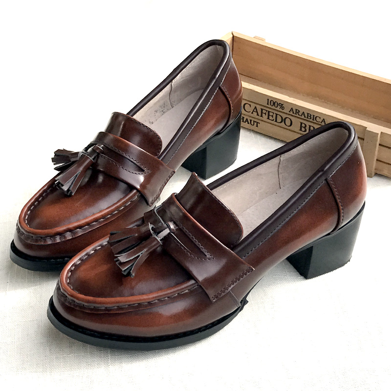 brown oxford shoes women's
