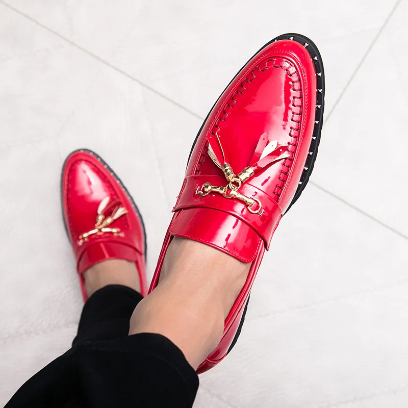 red dress shoes