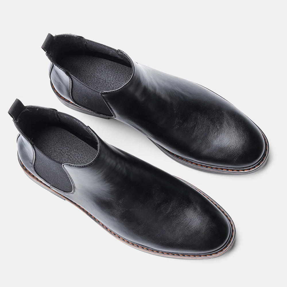 men chelsea boots black