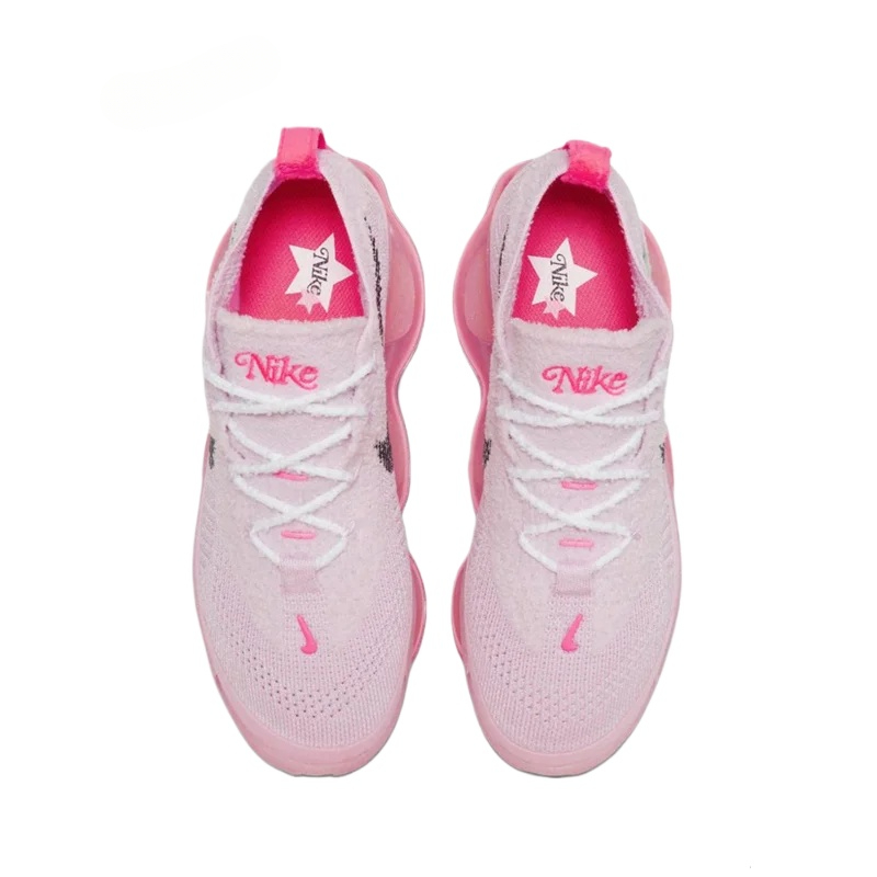 pink running shoes