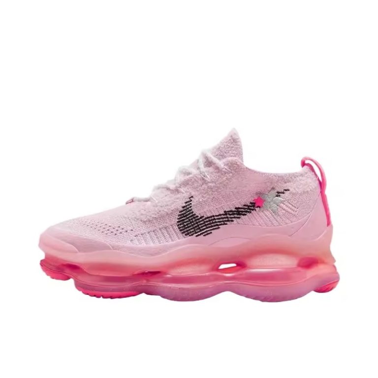 pink running shoes